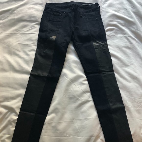 Rag and Bone Jeans - Navy with Black - Picture 1 of 5